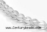 CCC06 15.5 inches 6mm round white crystal beads Wholesale