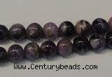 CCG26 15.5 inches 8mm round natural charoite gemstone beads