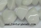 CCH285 34 inches 8*12mm milky jade chips gemstone beads wholesale