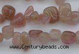 CCH621 15.5 inches 6*8mm - 10*14mm strawberry quartz chips beads