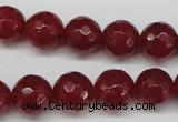 CCN1245 15.5 inches 12mm faceted round candy jade beads wholesale