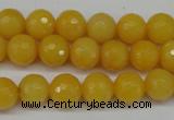 CCN1274 15.5 inches 10mm faceted round candy jade beads wholesale