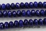 CCN1383 15.5 inches 5*8mm faceted rondelle candy jade beads