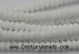 CCN1592 15.5 inches 4*6mm faceted rondelle candy jade beads