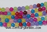 CCN18 15.5 inches 4mm round candy jade beads wholesale