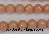 CCN1813 15 inches 10mm faceted round candy jade beads wholesale