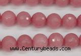 CCN1833 15 inches 10mm faceted round candy jade beads wholesale