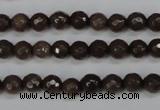 CCN1931 15 inches 6mm faceted round candy jade beads wholesale