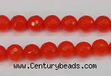 CCN1952 15 inches 8mm faceted round candy jade beads wholesale