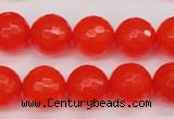 CCN1955 15 inches 14mm faceted round candy jade beads wholesale