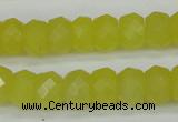 CCN2006 15 inches 8*12mm faceted rondelle candy jade beads wholesale