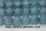 CCN2017 15 inches 8mm faceted round candy jade beads wholesale