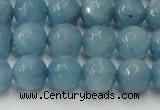 CCN2019 15 inches 12mm faceted round candy jade beads wholesale