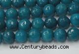 CCN2043 15 inches 4mm faceted round candy jade beads wholesale