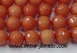 CCN2052 15 inches 8mm faceted round candy jade beads wholesale