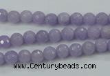 CCN2287 15.5 inches 6mm faceted round candy jade beads wholesale