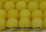 CCN2428 15.5 inches 6mm round matte candy jade beads wholesale