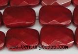 CCN2632 15.5 inches 18*25mm faceted trapezoid candy jade beads