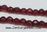 CCN2813 15.5 inches 3mm tiny faceted round candy jade beads