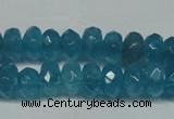 CCN2855 15.5 inches 2*4mm faceted rondelle candy jade beads