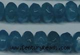 CCN2863 15.5 inches 4*6mm faceted rondelle candy jade beads