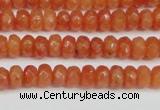 CCN4121 15.5 inches 4*6mm faceted rondelle candy jade beads