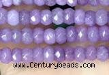 CCN5109 15 inches 3*4mm faceted rondelle candy jade beads