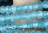 CCN5112 15 inches 3*4mm faceted rondelle candy jade beads