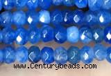 CCN5114 15 inches 3*4mm faceted rondelle candy jade beads