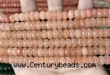 CCN5136 15 inches 5*8mm faceted rondelle candy jade beads