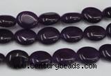 CCN519 15.5 inches 8*10mm oval candy jade beads wholesale