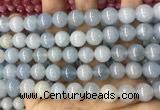 CCN5501 15 inches 8mm round candy jade beads Wholesale