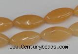 CCN571 15.5 inches 10*20mm marquise candy jade beads wholesale