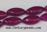 CCN575 15.5 inches 10*20mm marquise candy jade beads wholesale