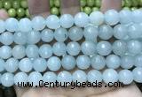 CCN5780 15 inches 10mm faceted round candy jade beads