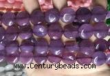 CCN5874 15 inches 15mm flat round candy jade beads Wholesale