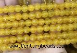 CCN6341 6mm, 8mm, 10mm, 12mm & 14mm faceted round candy jade beads