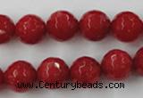 CCN756 15.5 inches 4mm faceted round candy jade beads wholesale