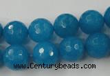 CCN866 15.5 inches 16mm faceted round candy jade beads