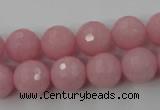 CCN871 15.5 inches 18mm faceted round candy jade beads