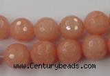 CCN877 15.5 inches 18mm faceted round candy jade beads