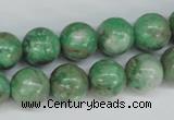 CCO104 15.5 inches 12mm round dyed natural chrysotine beads