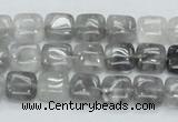 CCQ193 15.5 inches 10*10mm square cloudy quartz beads wholesale