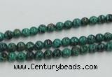 CCS201 15.5 inches 4mm round natural Chinese chrysocolla beads