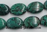 CCS235 15.5 inches 13*18mm oval natural Chinese chrysocolla beads