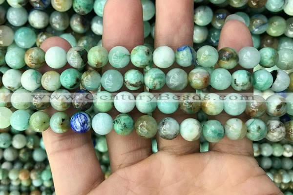 CCS866 15.5 inches 8mm round chrysocolla gemstone beads