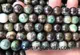 CCS949 15 inches 12mm round chrysocolla beads wholesale