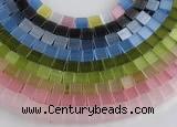 CCT11 Different color 6mm cube-shaped cats eye beads Wholesale