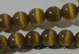 CCT1331 15 inches 6mm round cats eye beads wholesale