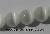 CCT1370 15 inches 7mm round cats eye beads wholesale